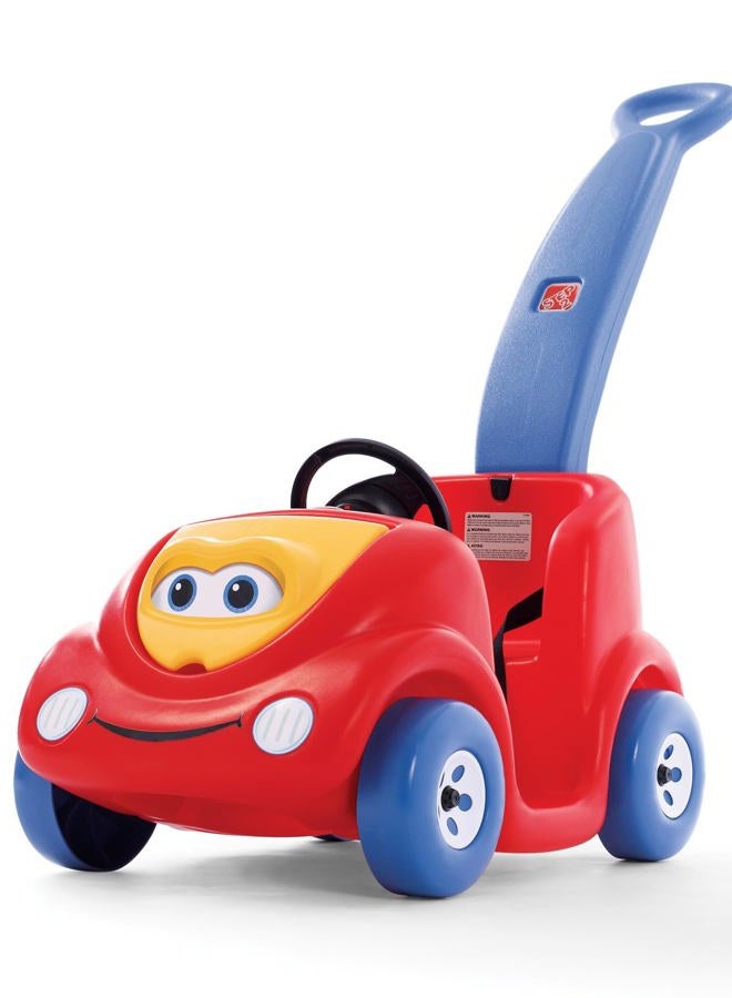 Step2 Push Around Buggy Kids Push Car, Ride On Car with Seat Belt and Horn, Toddlers Ages 18 Months - 3 Years Old, Max Weight 50 lbs., Easy Storage, Ideal Stroller Substitute, Red - Image 1